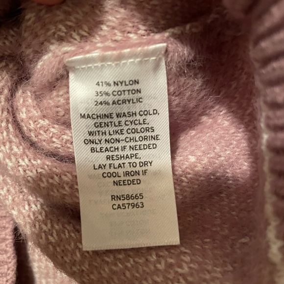 NWT BP Nordstroms Emma Plaid Short Cropped Cardigan Purple/Mauve Sweater - Picture 7 of 7